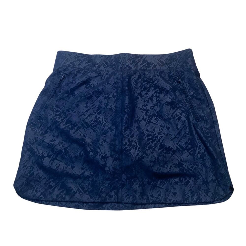 2/$30 ORVIS Navy Blue Skort Active Skirt Medium Hiking Golf Tennis Athletic